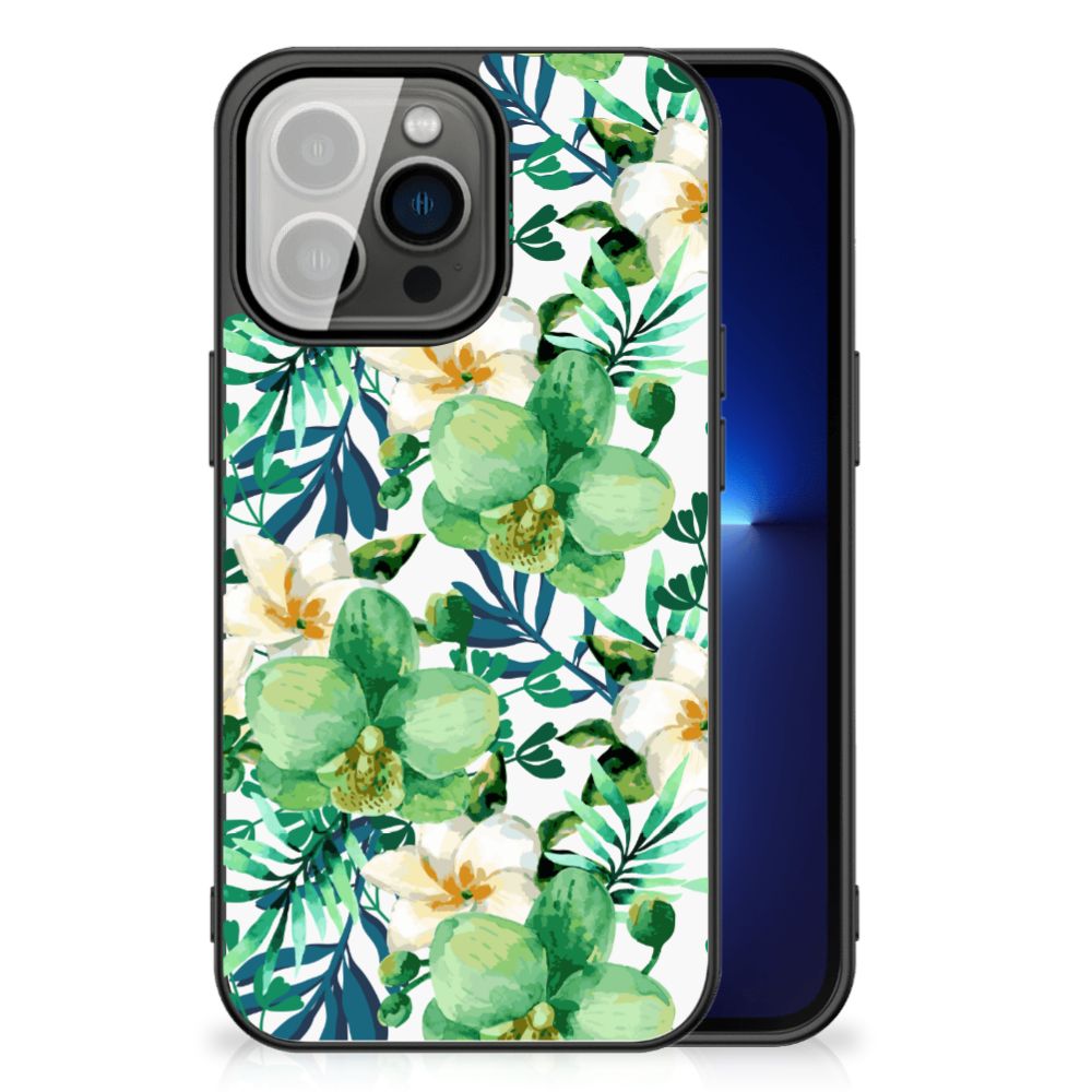 iPhone 13 Pro Bloemen Hoesje Orchidee Groen B2C Telecom