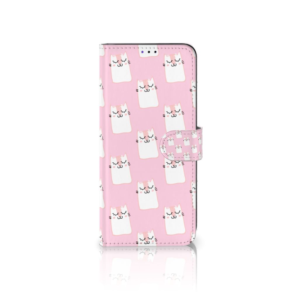 Samsung Galaxy A22 5G Telefoonhoesje met Pasjes Sleeping Cats