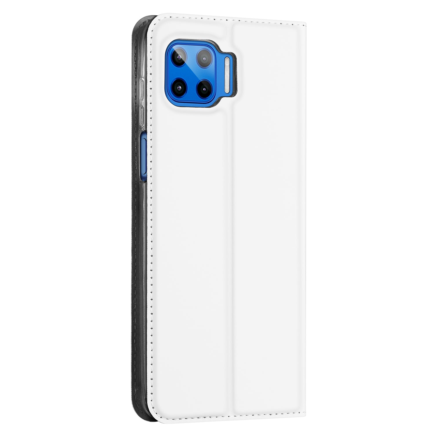 Bookcover Moto G 5G Plus Hoesje Wit met Pashouder