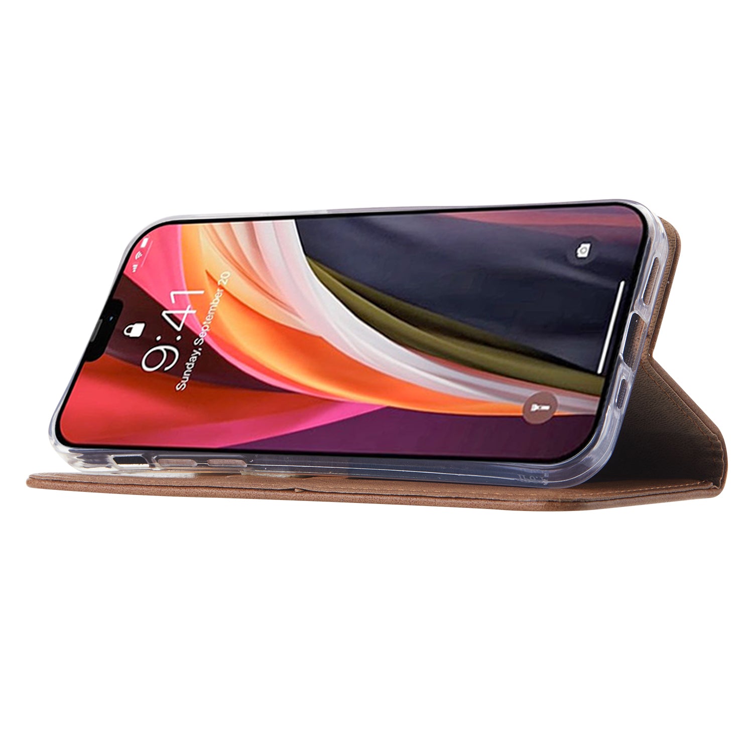 iPhone 12 Pro Max Bookcase Bruin met Standaard