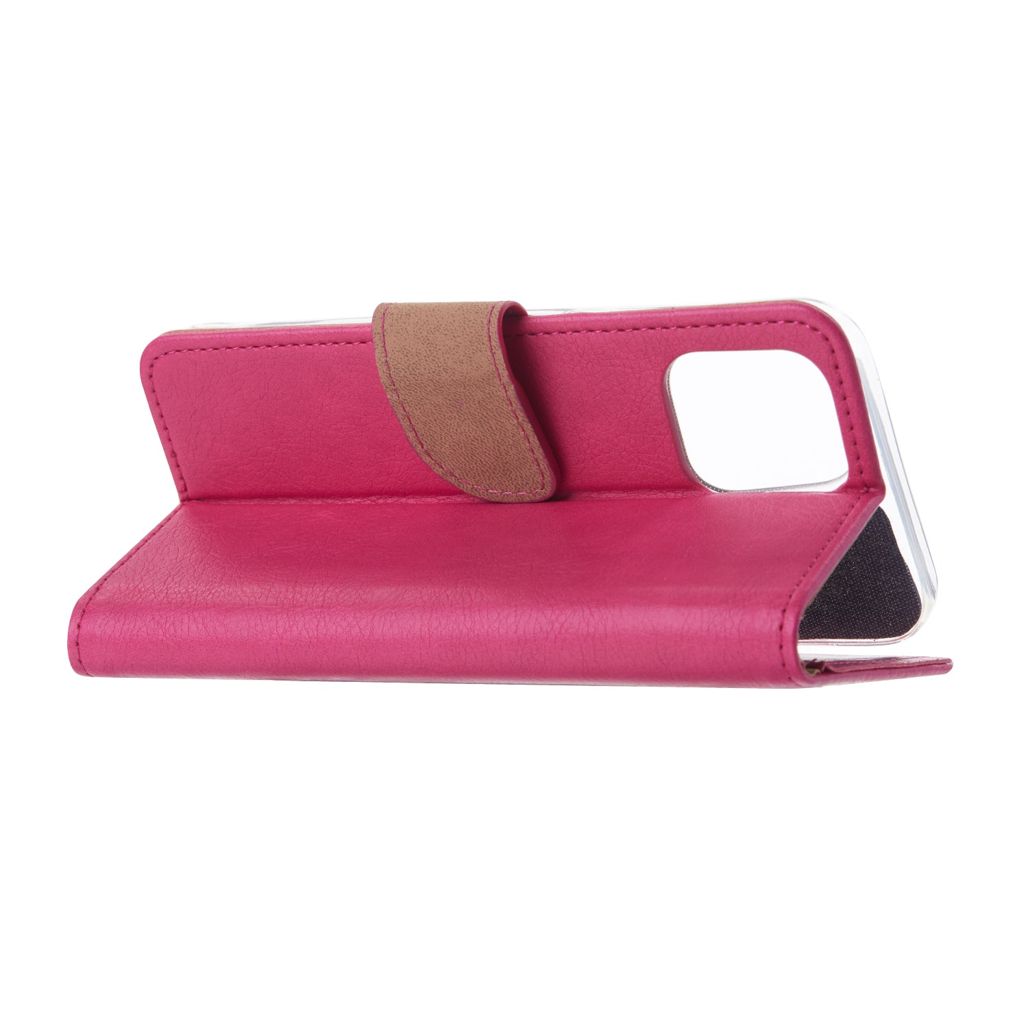 Hoesje iPhone 12 Pro Max Roze met Standaard