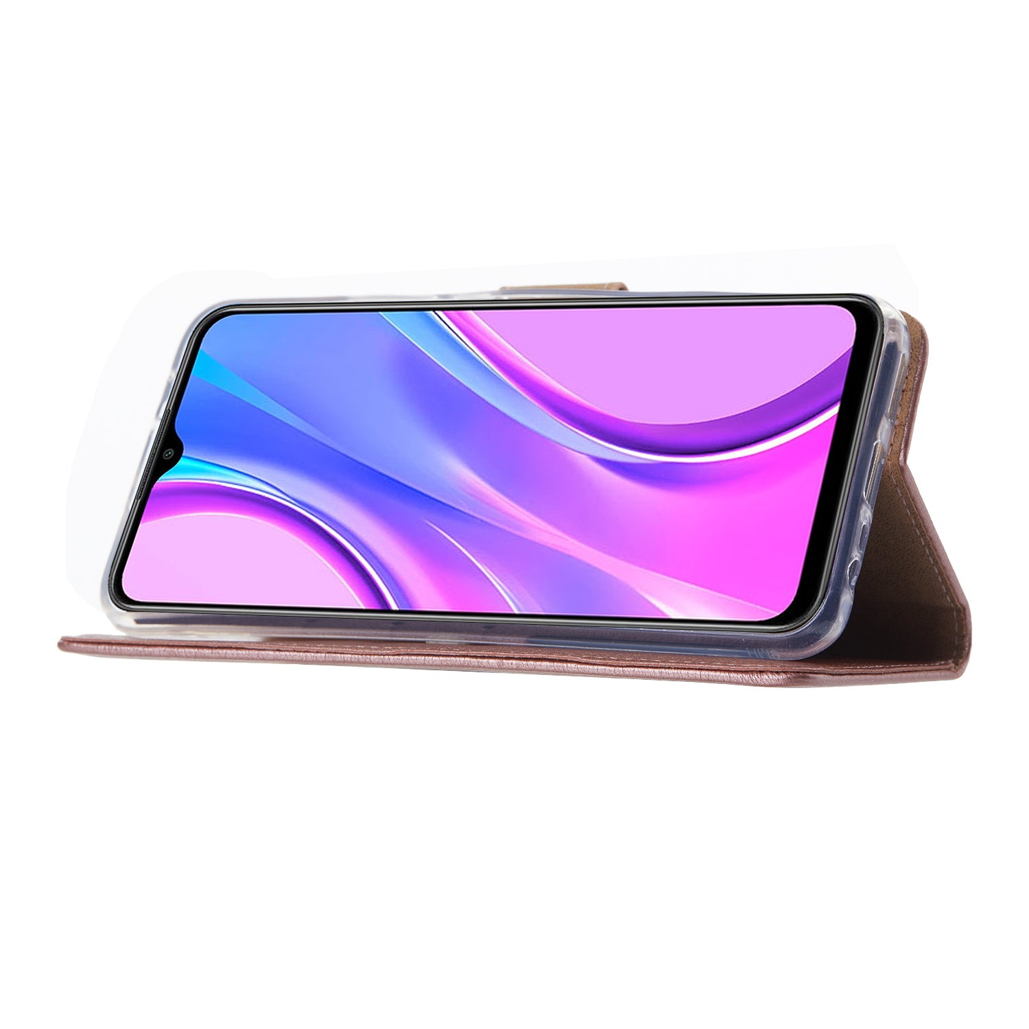 Hoesje Xiaomi Redmi 9 Rose met Pasjeshouder