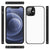 iPhone 12 | 12 Pro Gripcase Hoesje Zwart/wit