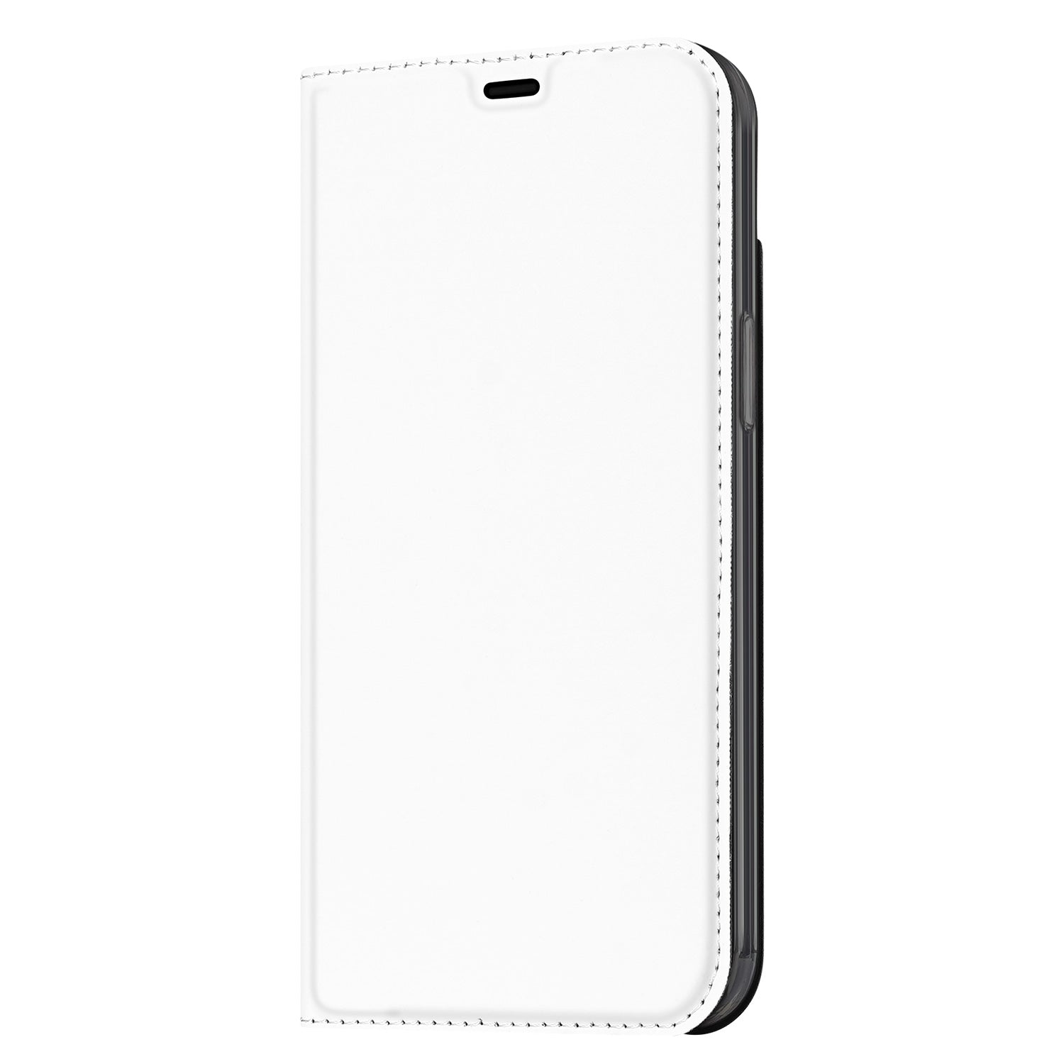 Book Case iPhone 12 Pro Max Hoesje Wit met Pashouder