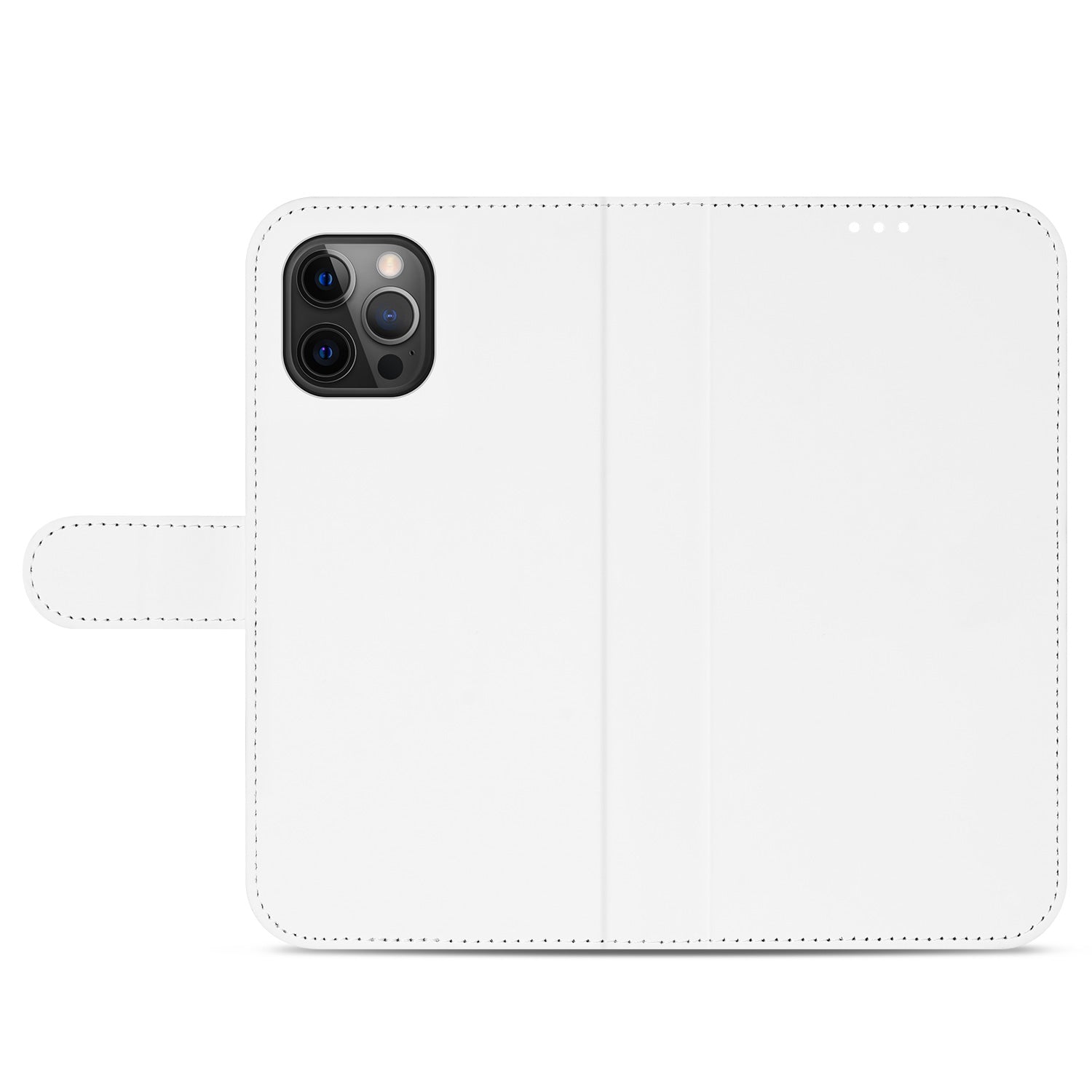 iPhone 12 Pro Max Bookcase Wit met Pasjeshouder