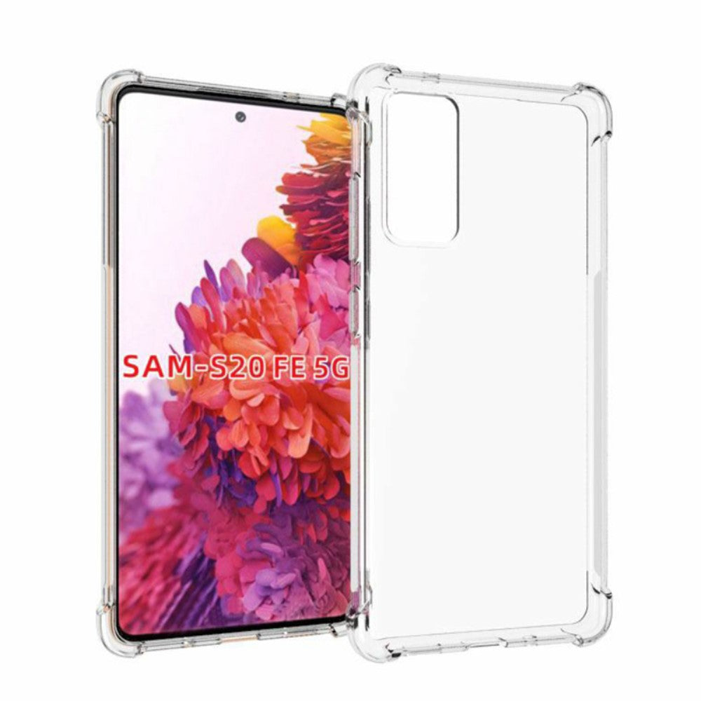 Galaxy S20 FE Anti-Shock Back Case Siliconen Transparant 