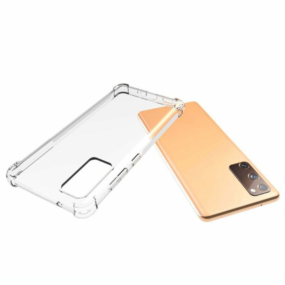Galaxy S20 FE Anti-Shock Back Case Siliconen Transparant 