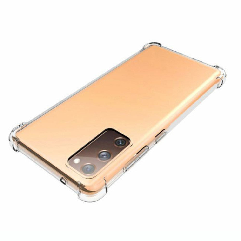 Galaxy S20 FE Anti-Shock Back Case Siliconen Transparant 