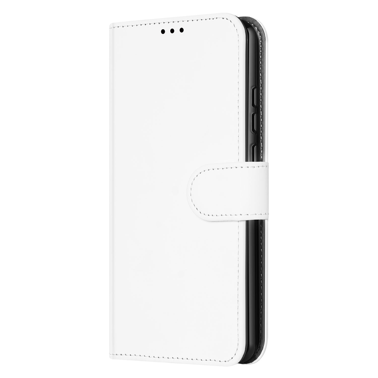 Bookcase Samsung Galaxy A41 Telefoonhoesje Wit met Pasjeshouder