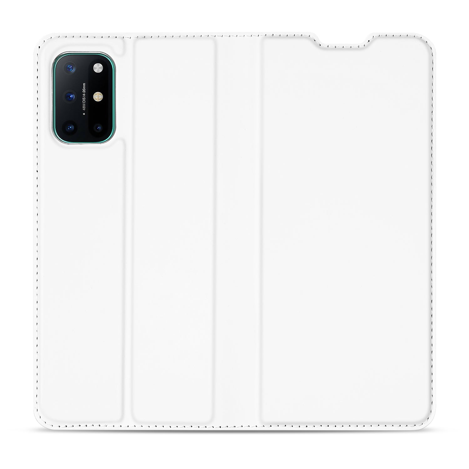 OnePlus 8T Bookcase Hoesje Wit met Pashouder
