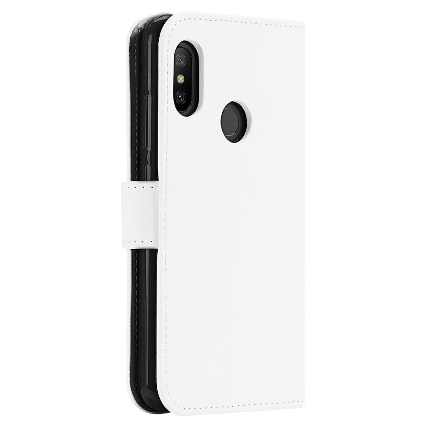 Xiaomi Mi A2 Lite Hoesje Wit met Pasjeshouder