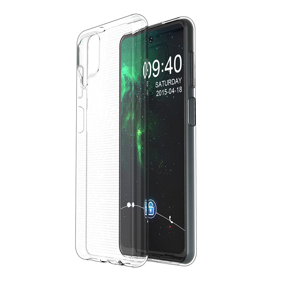 TPU Siliconen Hoesje Samsung Galaxy A12 Backcase Transparant