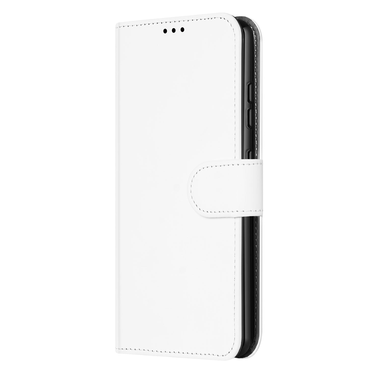 Samsung Galaxy S21 Ultra Bookcase Hoesje Wit met Pasjeshouder