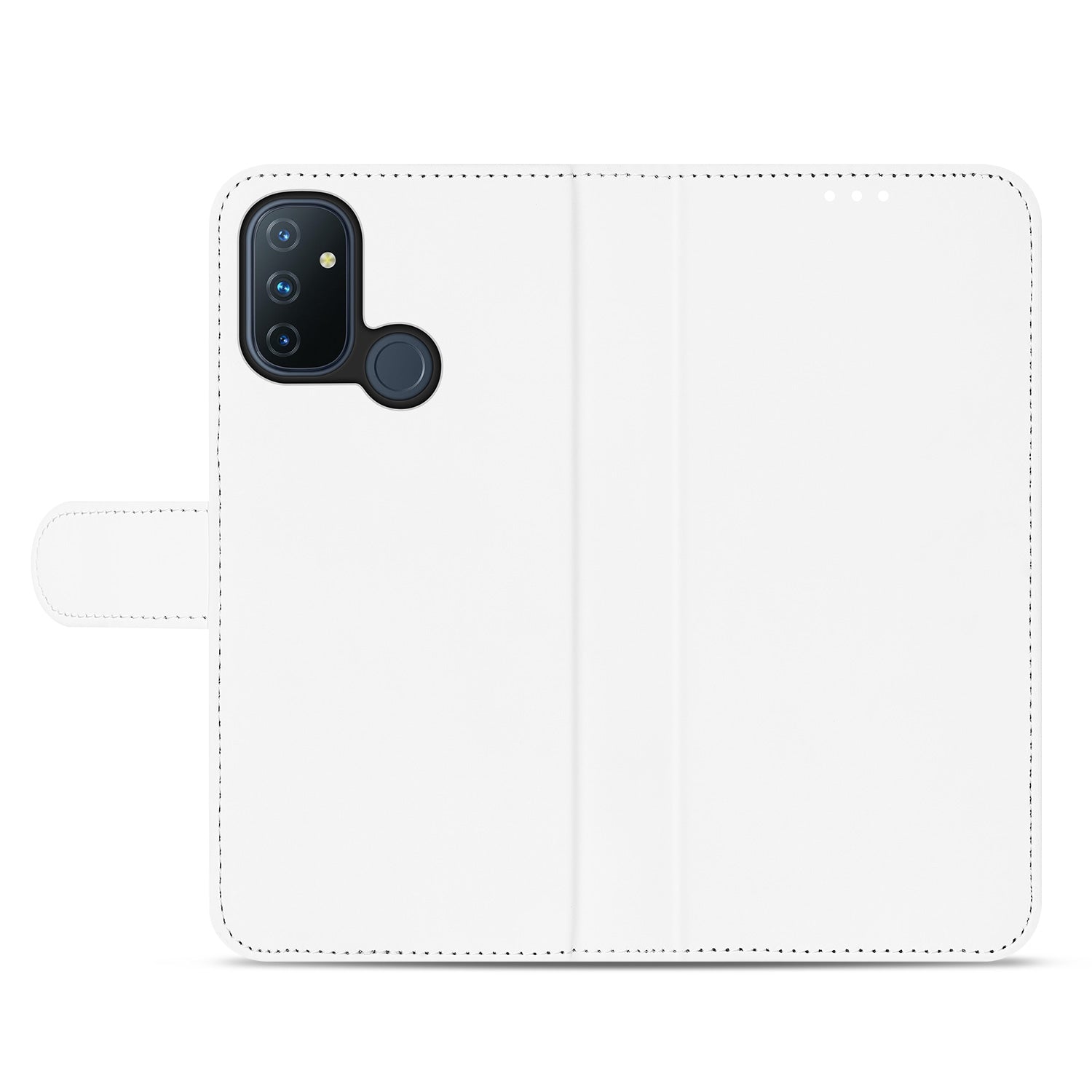 OnePlus Nord N100 Book Case Wit met Pasjeshouder