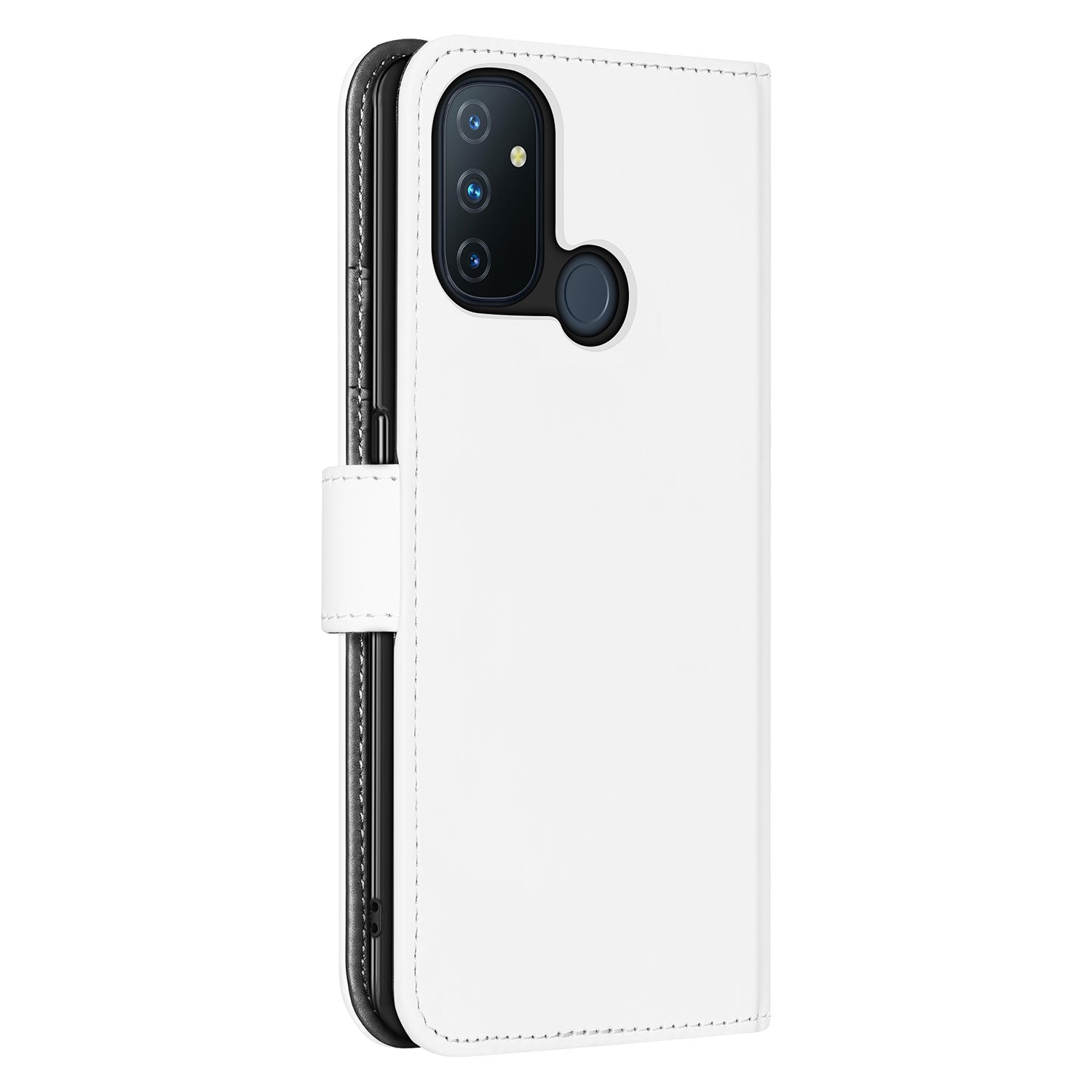 OnePlus Nord N100 Book Case Wit met Pasjeshouder