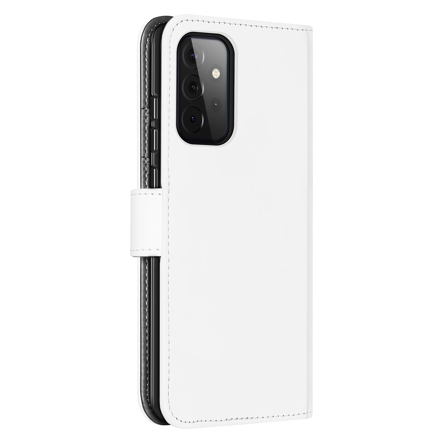 Samsung Galaxy A72 Book Cover Wit met Pasjeshouder