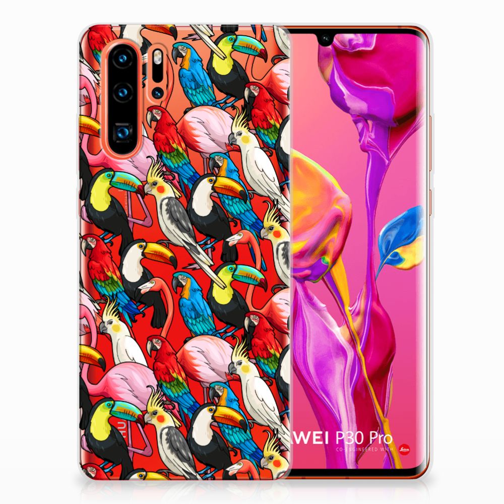 Huawei P30 Pro TPU Hoesje Birds