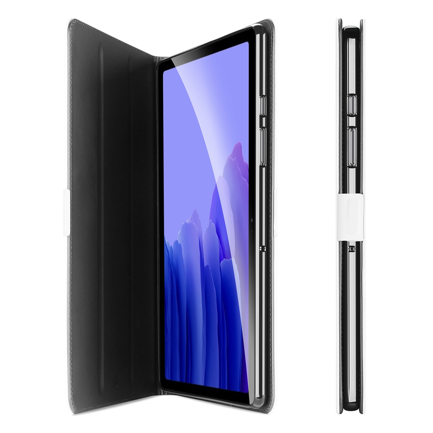 Samsung Galaxy Tab A7 Book Cover Wit met Standaardfunctie