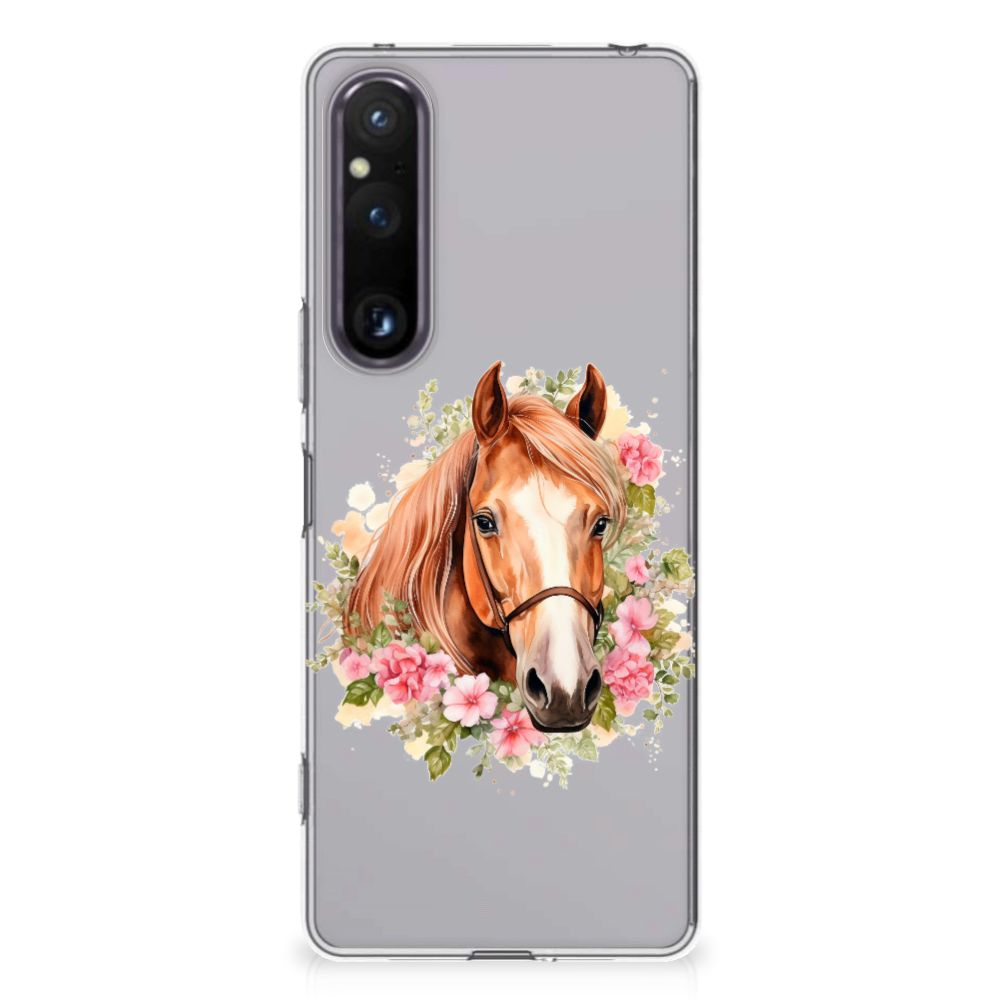 TPU Hoesje voor Sony Xperia 1 V Paard