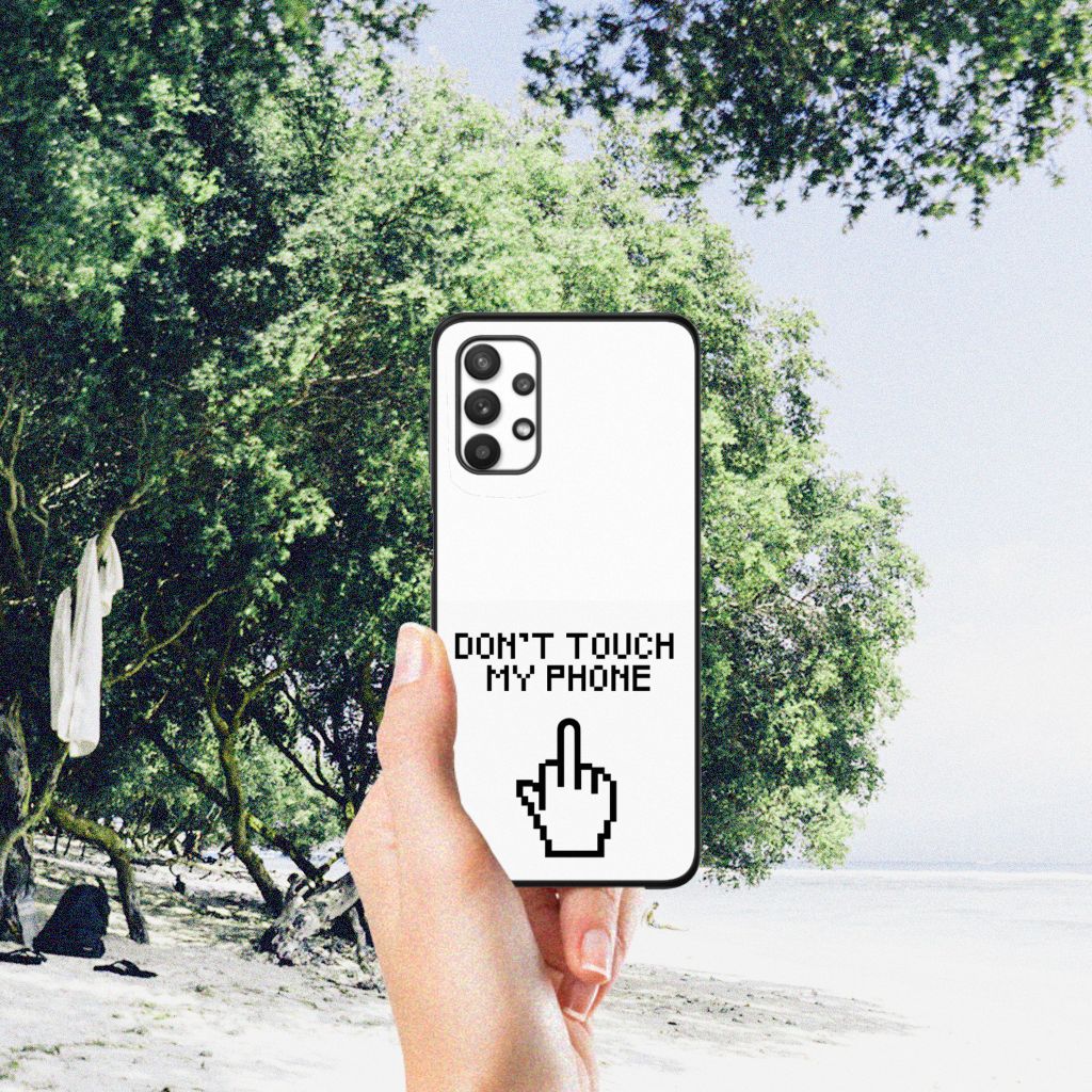 Samsung Galaxy A32 5G Telefoon Hoesje Finger Don't Touch My Phone B2C Telecom