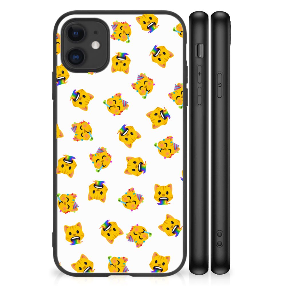 Back Case voor iPhone 11 Katten Emojis B2C Telecom