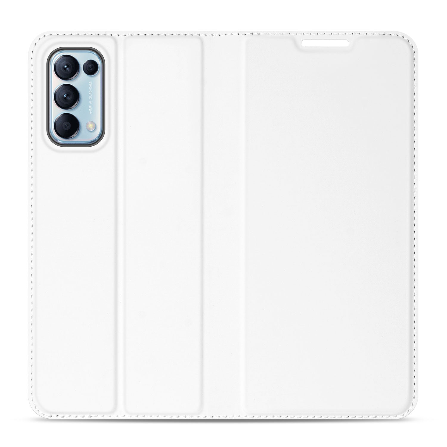 Hoesje OPPO Find X3 Lite Book Case Wit met Pashouder