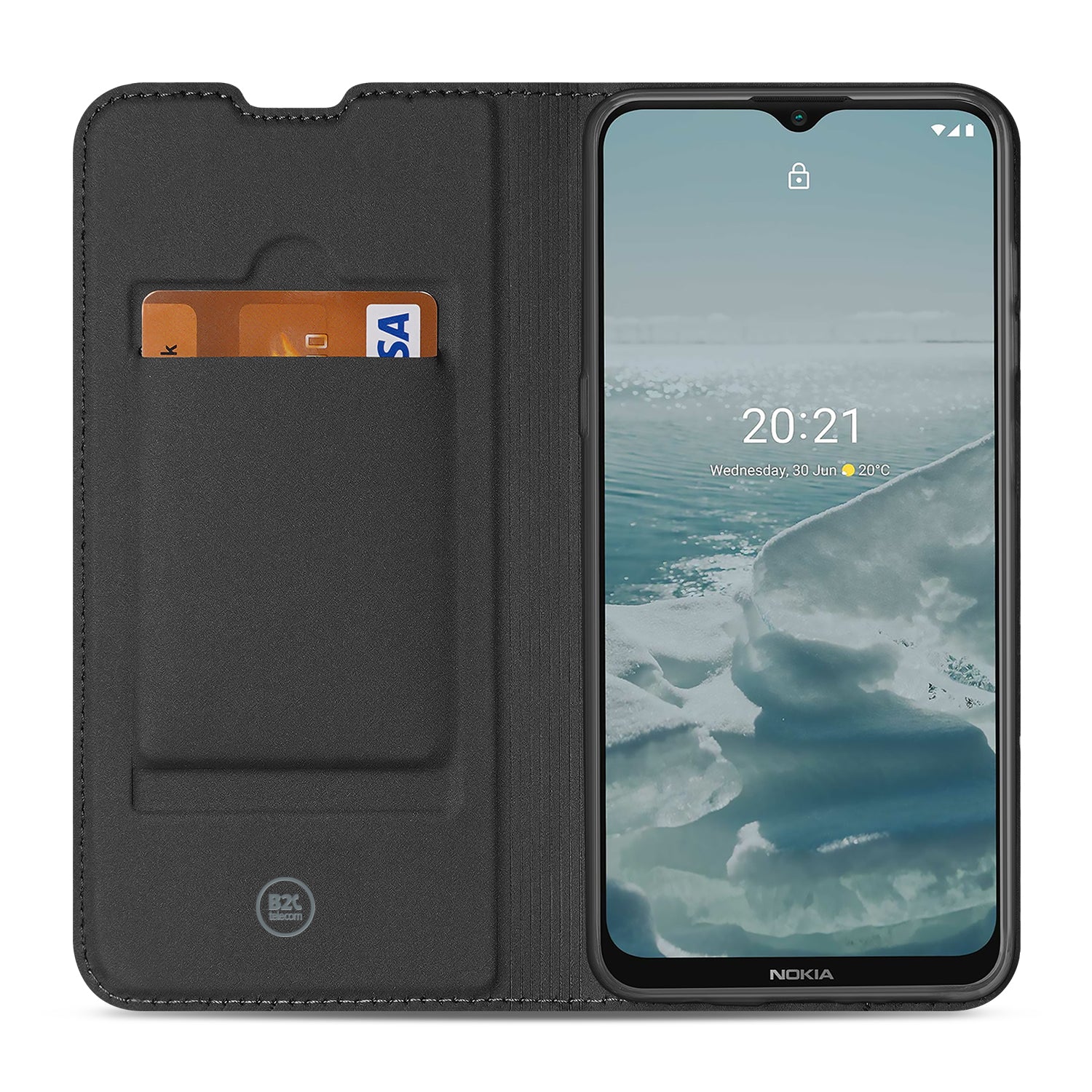 Nokia G10 | G20 Book Case Hoesje Wit met Pashouder