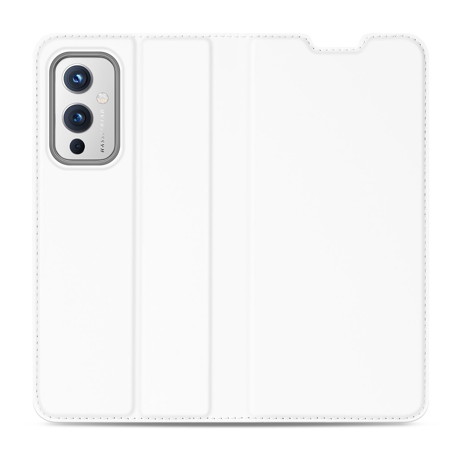 OnePlus 9 Book Case Hoesje Wit met Pashouder