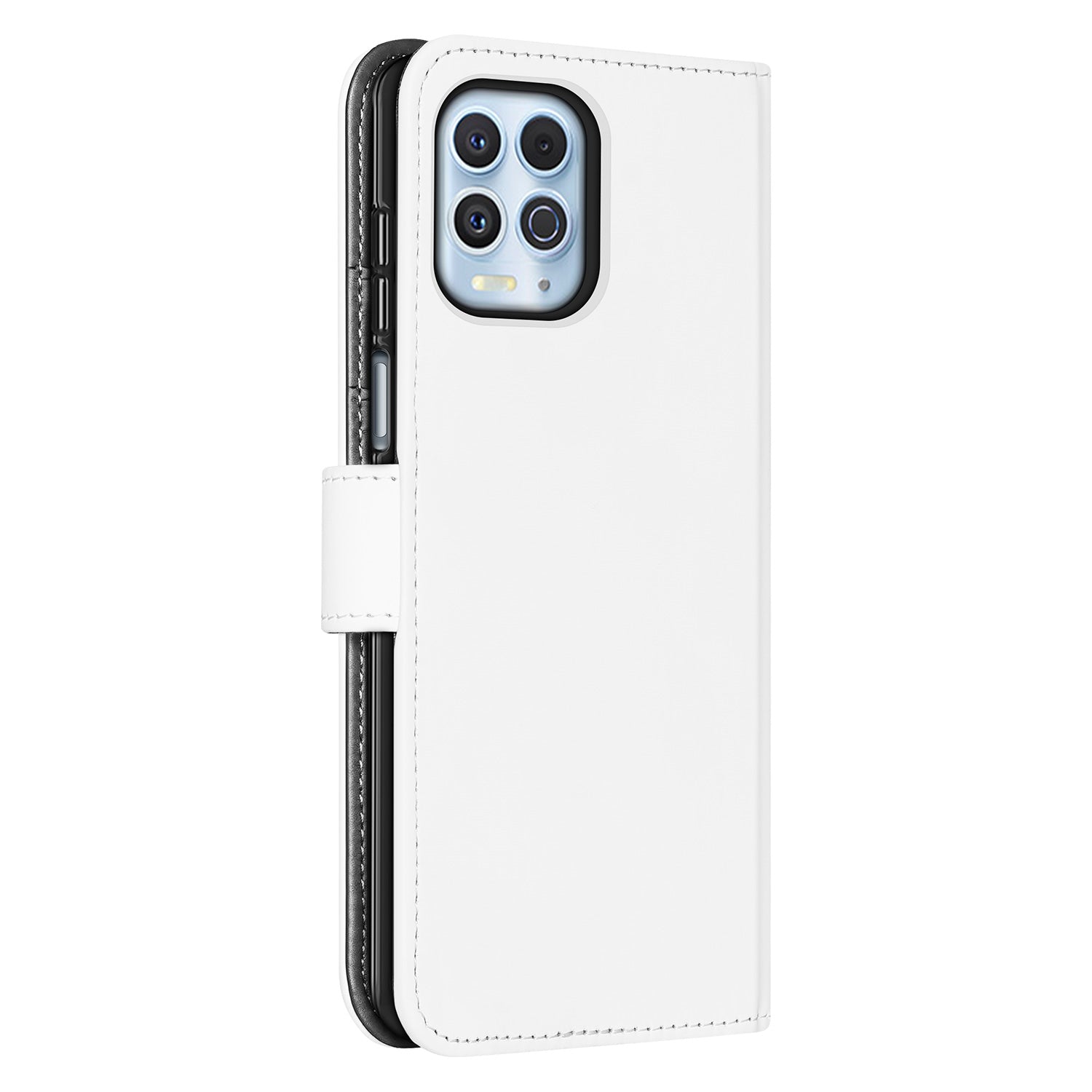 Motorola Moto G100 Book Case Wit met Pasjeshouder