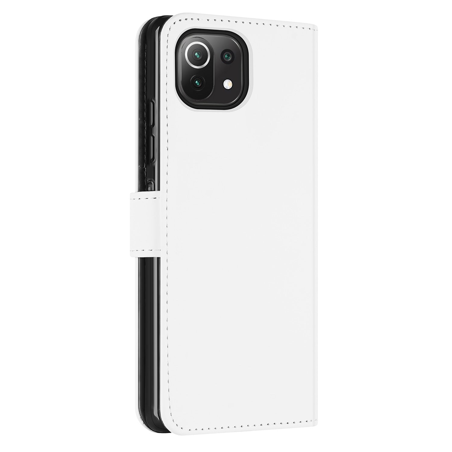 Hoesje Xiaomi 11 Lite 5G NE | Mi 11 Lite Book Cover Wit met Pasjeshouder