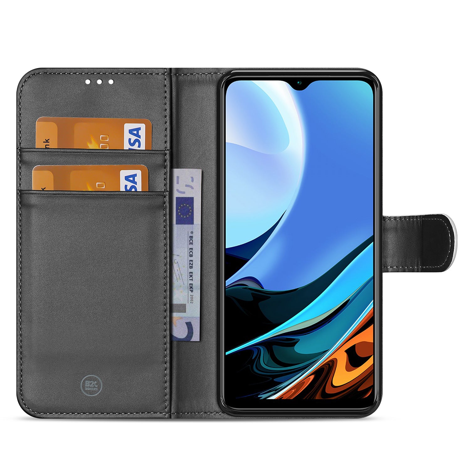 Xiaomi Redmi 9T | Poco M3 Book Cover Wit met Pasjeshouder