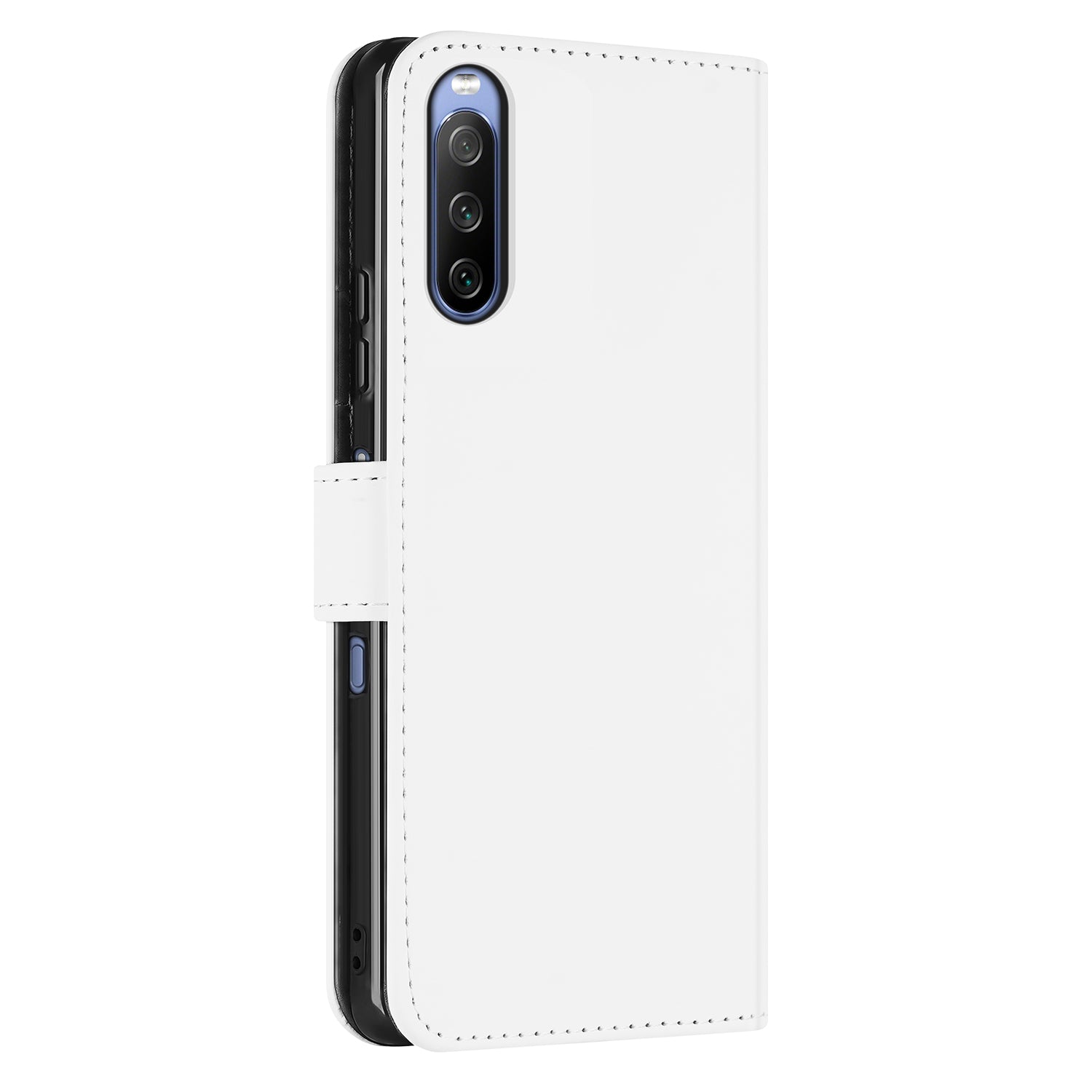 Sony Xperia 10 III Book Case Wit met Pasjeshouder