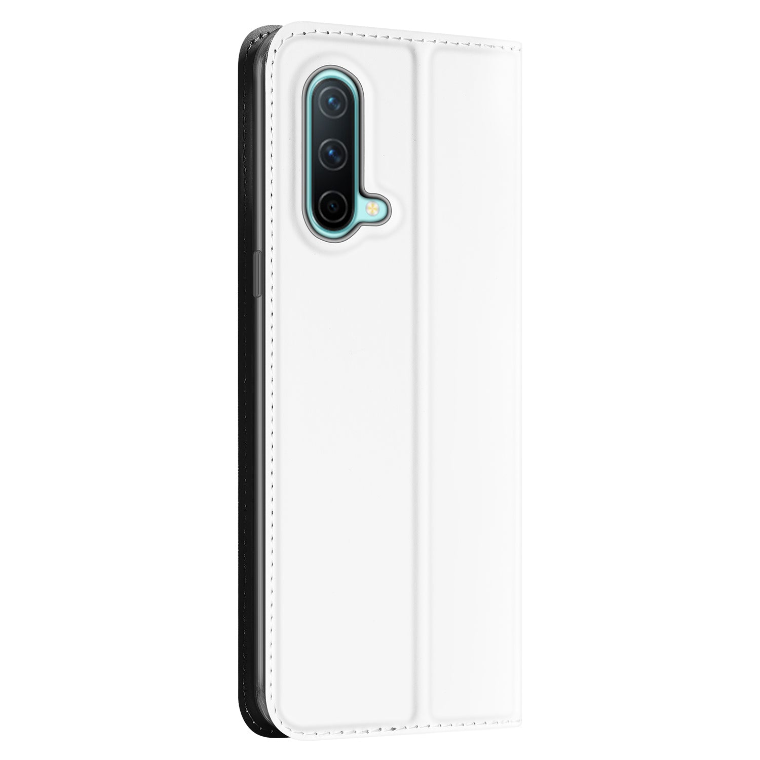 OnePlus Nord CE 5G Stand Cover Hoesje Wit met Pashouder