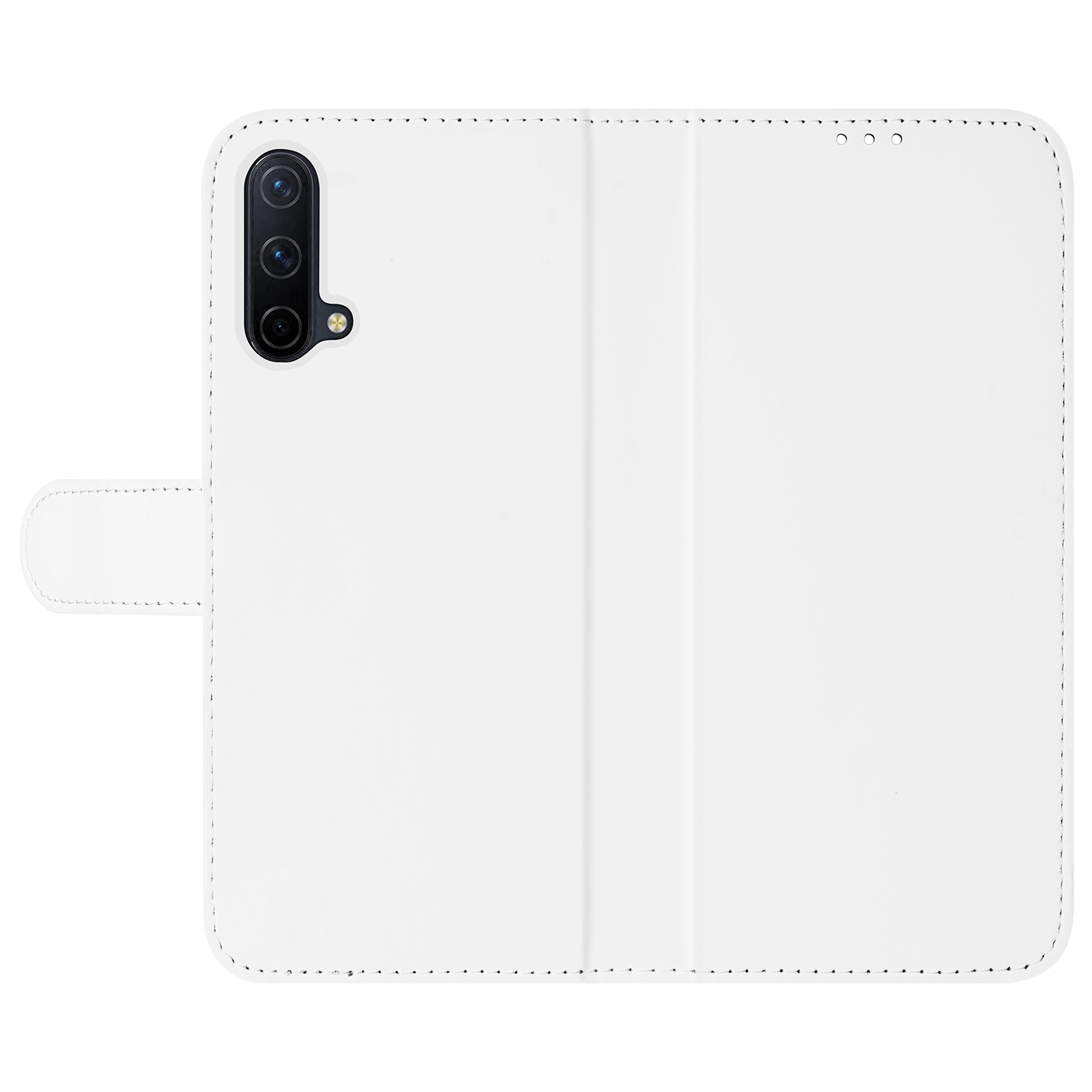 OnePlus Nord CE 5G Book Cover Wit met Pasjeshouder