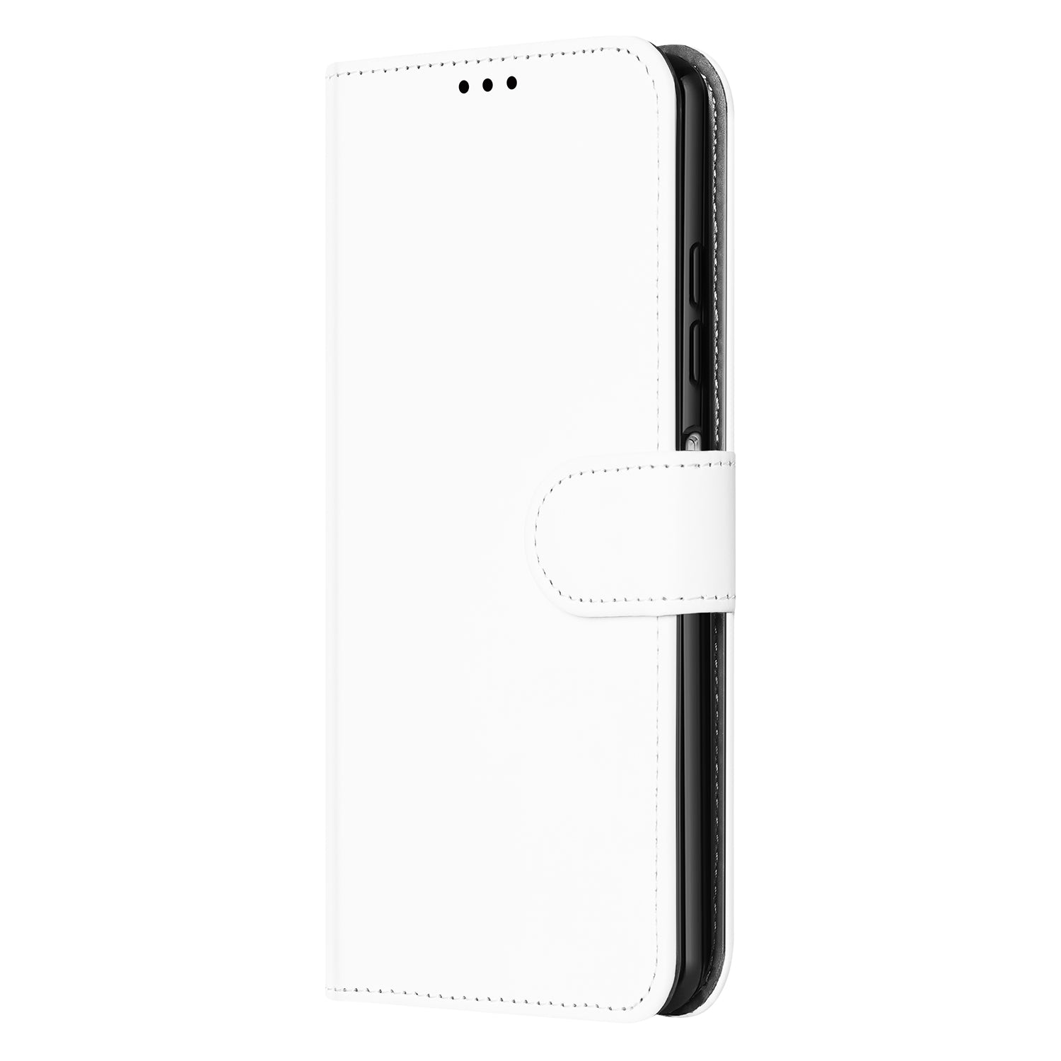 Hoesje Samsung Galaxy A22 5G Book Cover Wit met Pasjeshouder