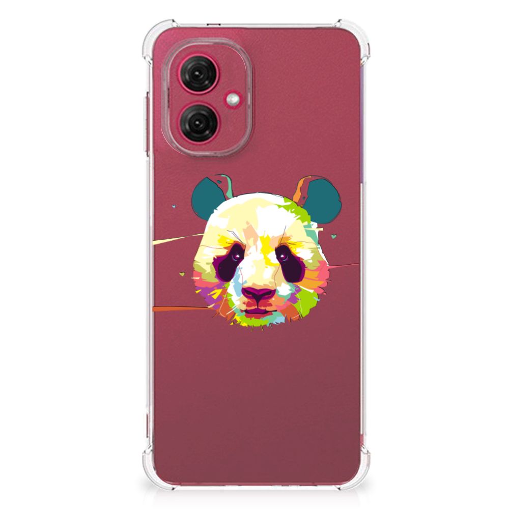 Motorola Moto G55 Stevig Bumper Hoesje Panda Color
