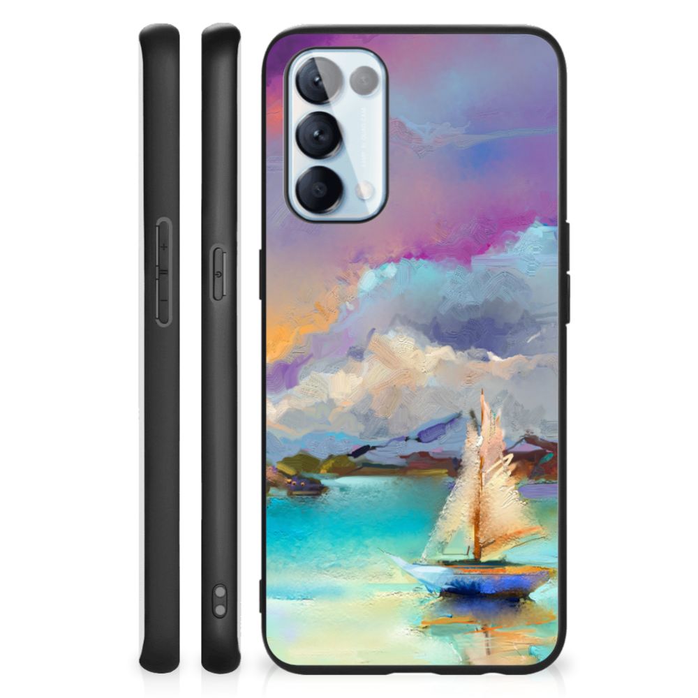 Kleurrijke Telefoonhoesje OPPO Reno5 5G | Find X3 Lite Boat B2C Telecom