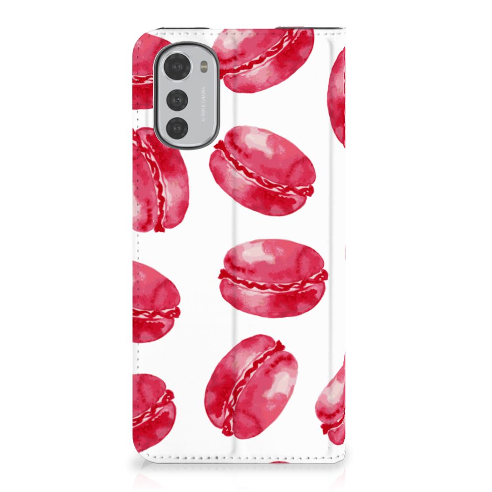 Motorola Moto E32 | Moto E32s Flip Style Cover Pink Macarons - B2C Telecom