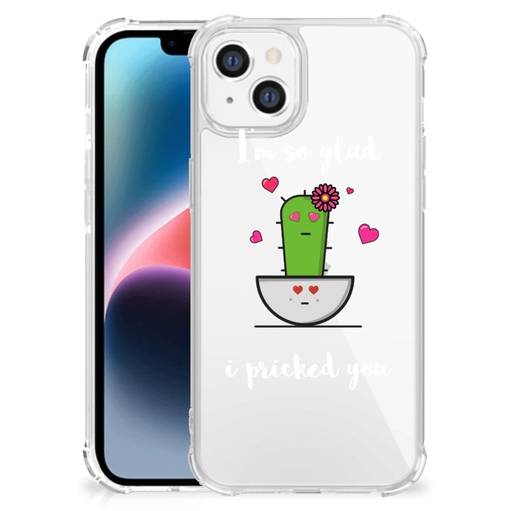 Apple iPhone 14 Plus Stevig Bumper Hoesje Cactus Glad