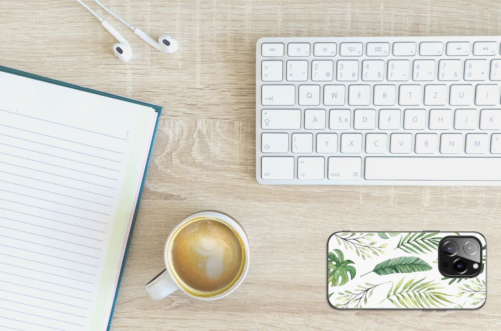 iPhone 14 Pro Bloemen Hoesje Leaves B2C Telecom