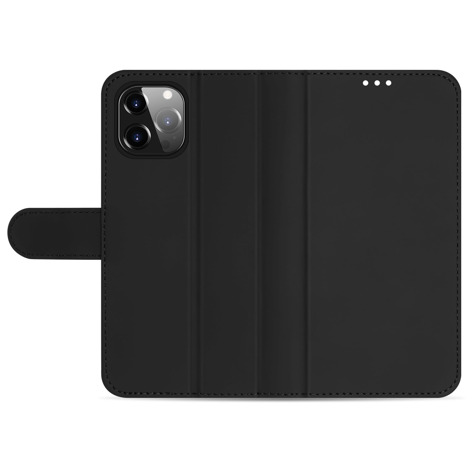 Bookcase iPhone 13 Pro Max Hoesje Zwart met Pasjeshouder