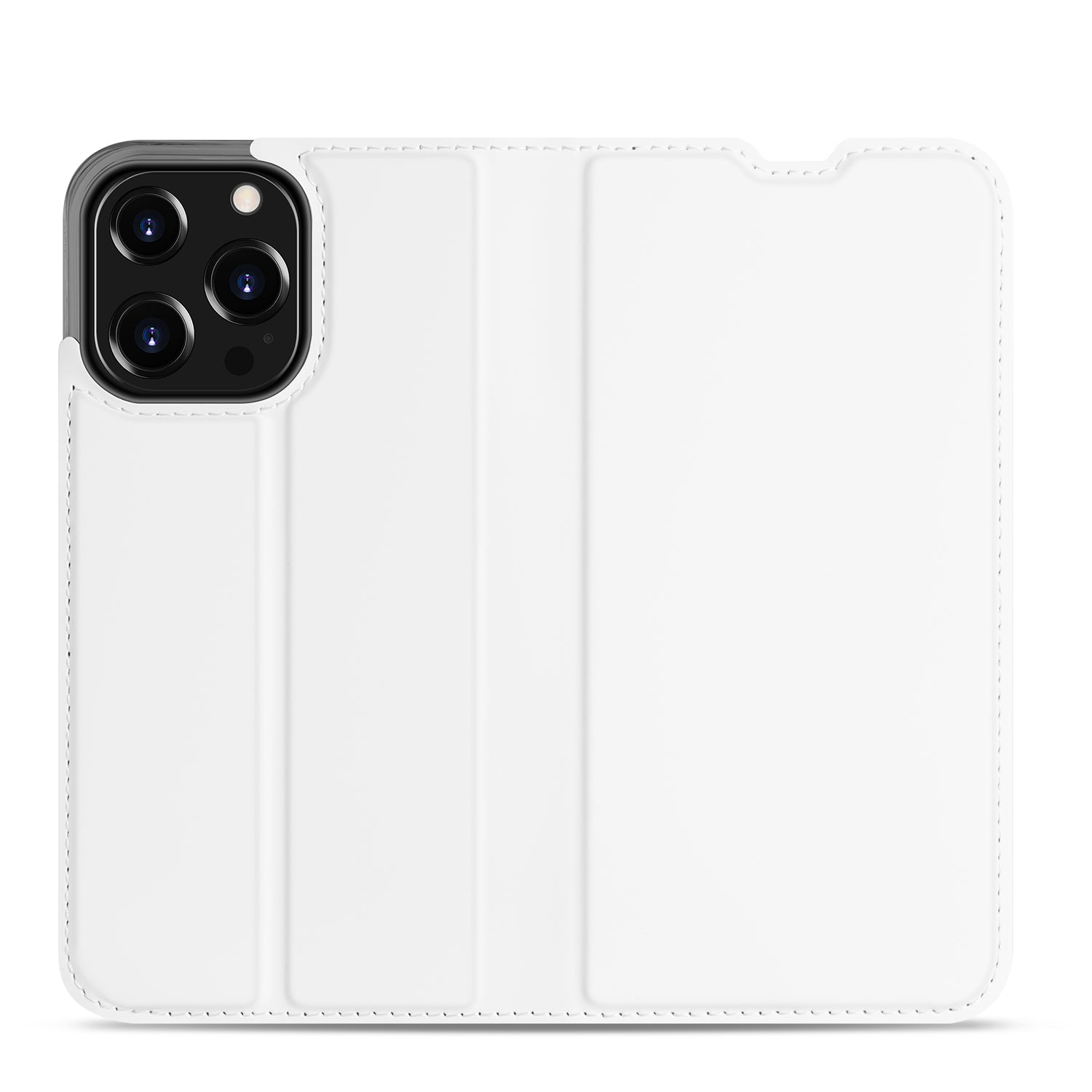 Apple iPhone 13 Pro Book Cover Wit met Pashouder