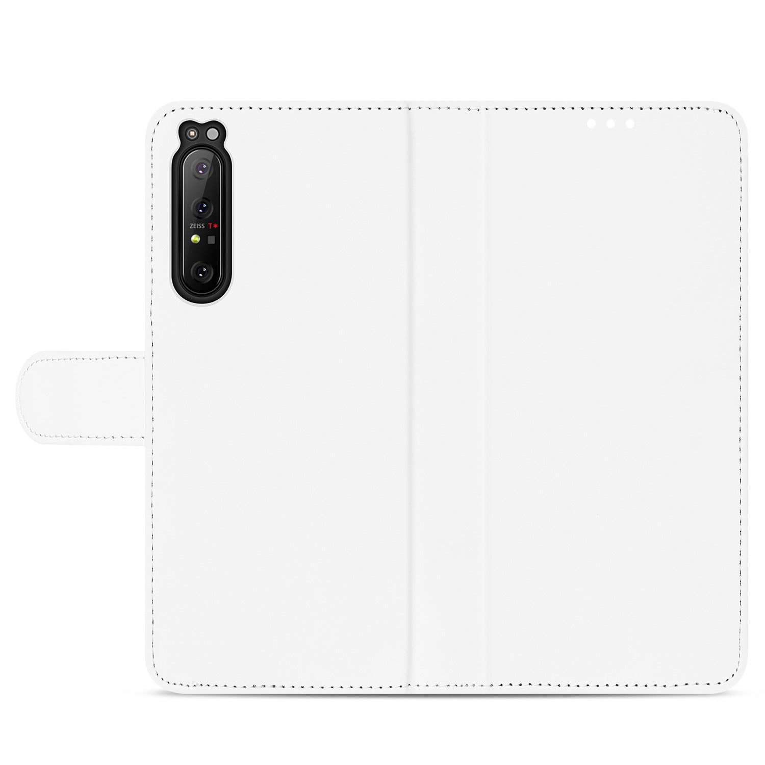 Hoesje Sony Xperia 1 II Wallet Case Wit met Pasjeshouder