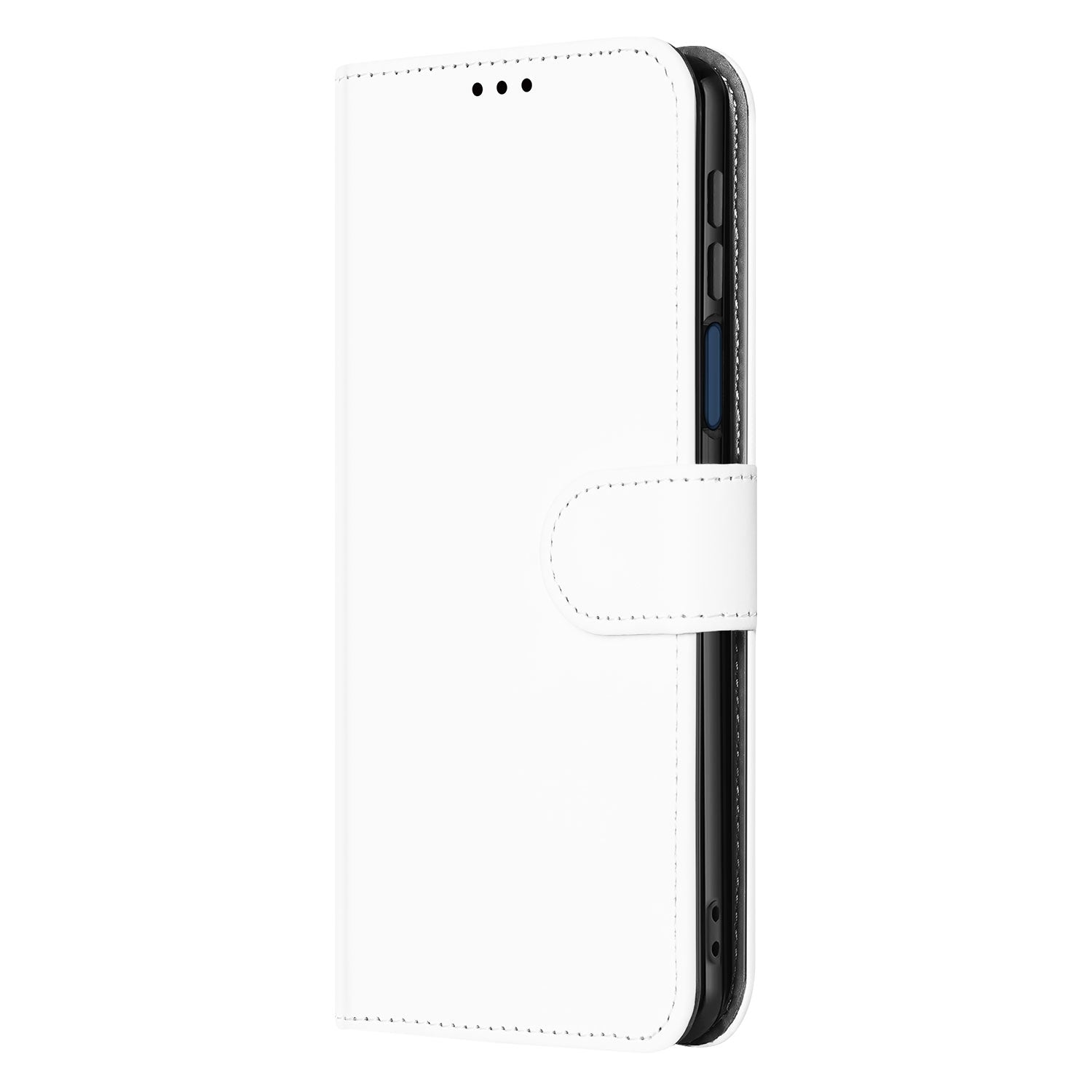 Hoesje Motorola Edge 20 Pro Book Cover Wit met Pasjeshouder