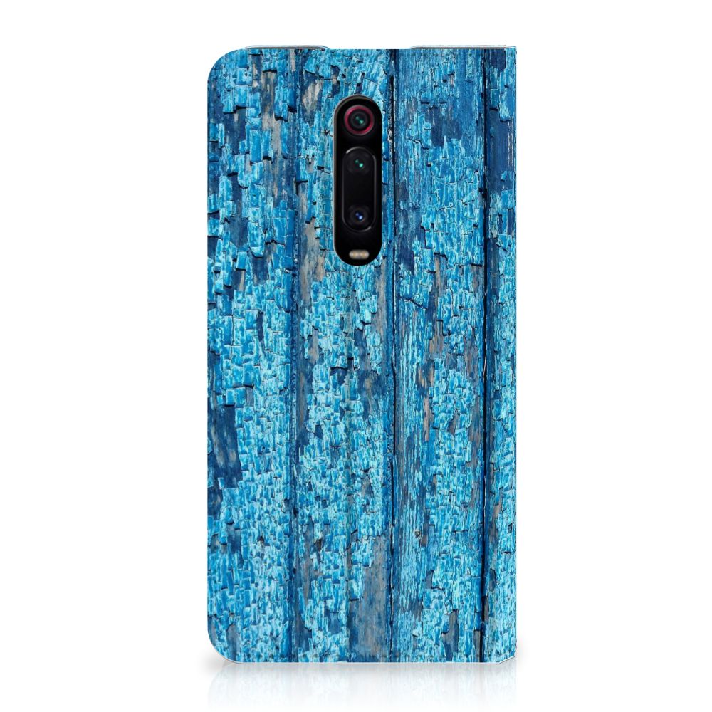 Xiaomi Redmi K20 Pro Book Wallet Case Wood Blue - B2C Telecom