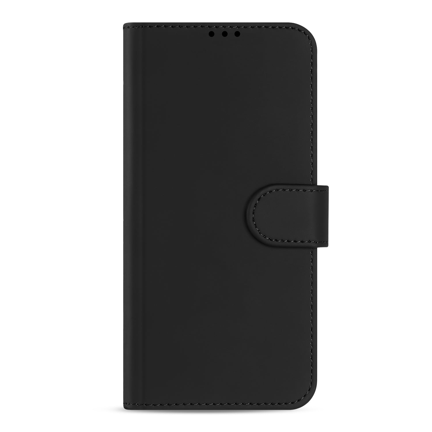 Book Cover Motorola Moto E7/E7i Power Hoesje Zwart met Pasjeshouder