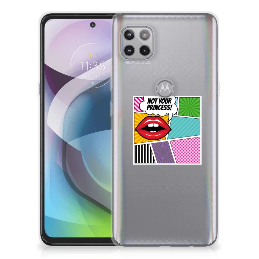 Motorola Moto G 5G Silicone Back Cover Popart Princess B2C Telecom