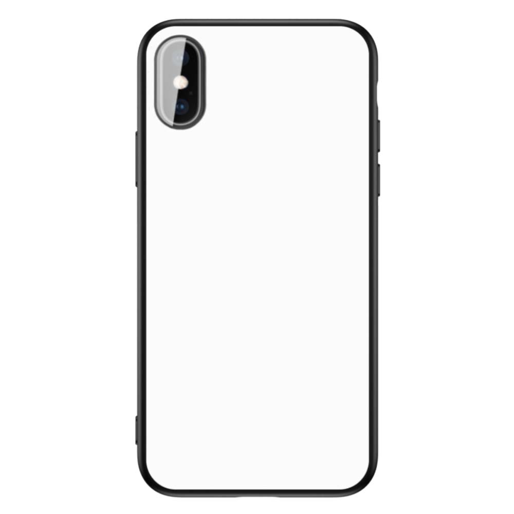 Backcover iPhone X | Xs Hoesje Zwart/wit