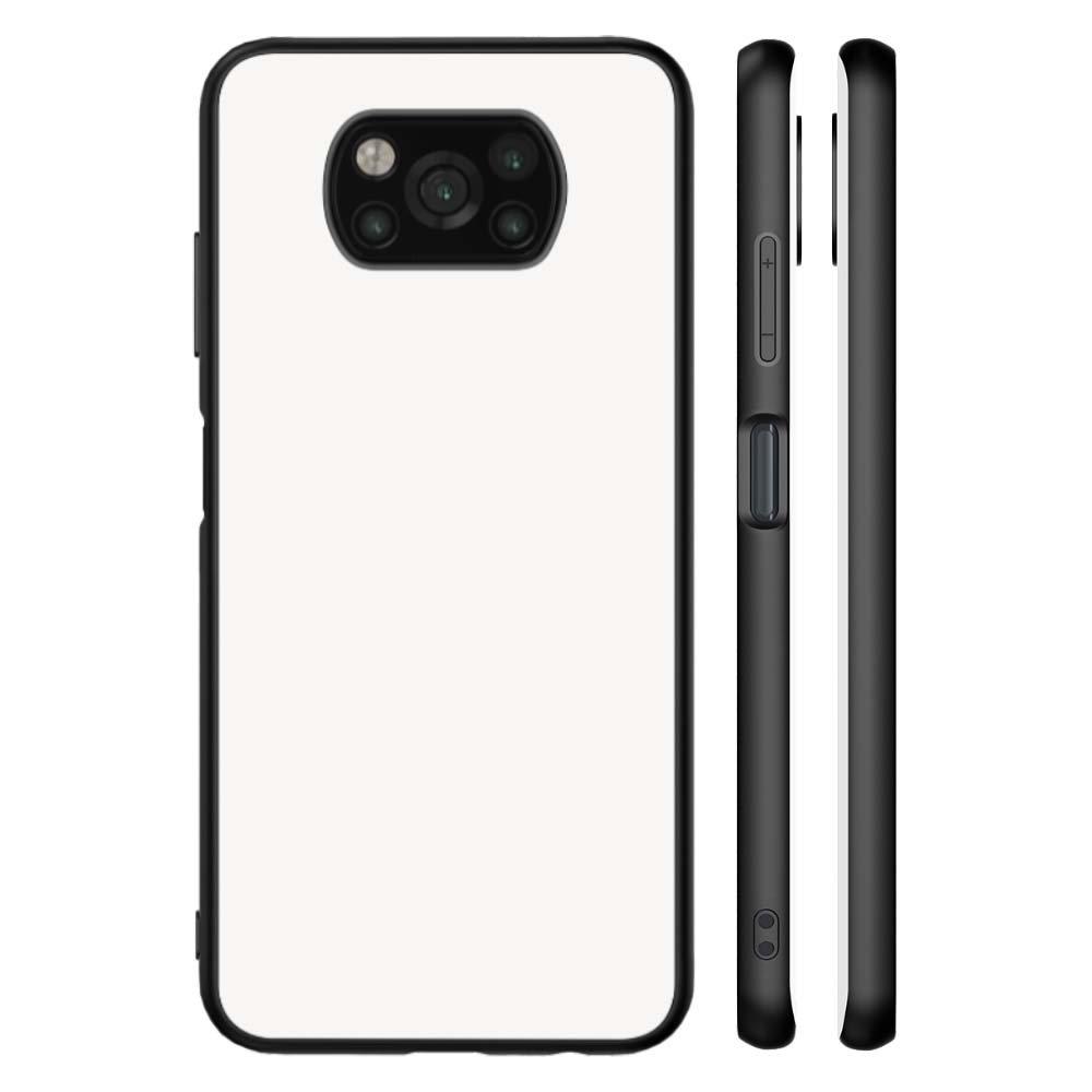 Back Cover Xiaomi Poco X3 | X3 Pro Telefoon Hoesje Zwart/wit