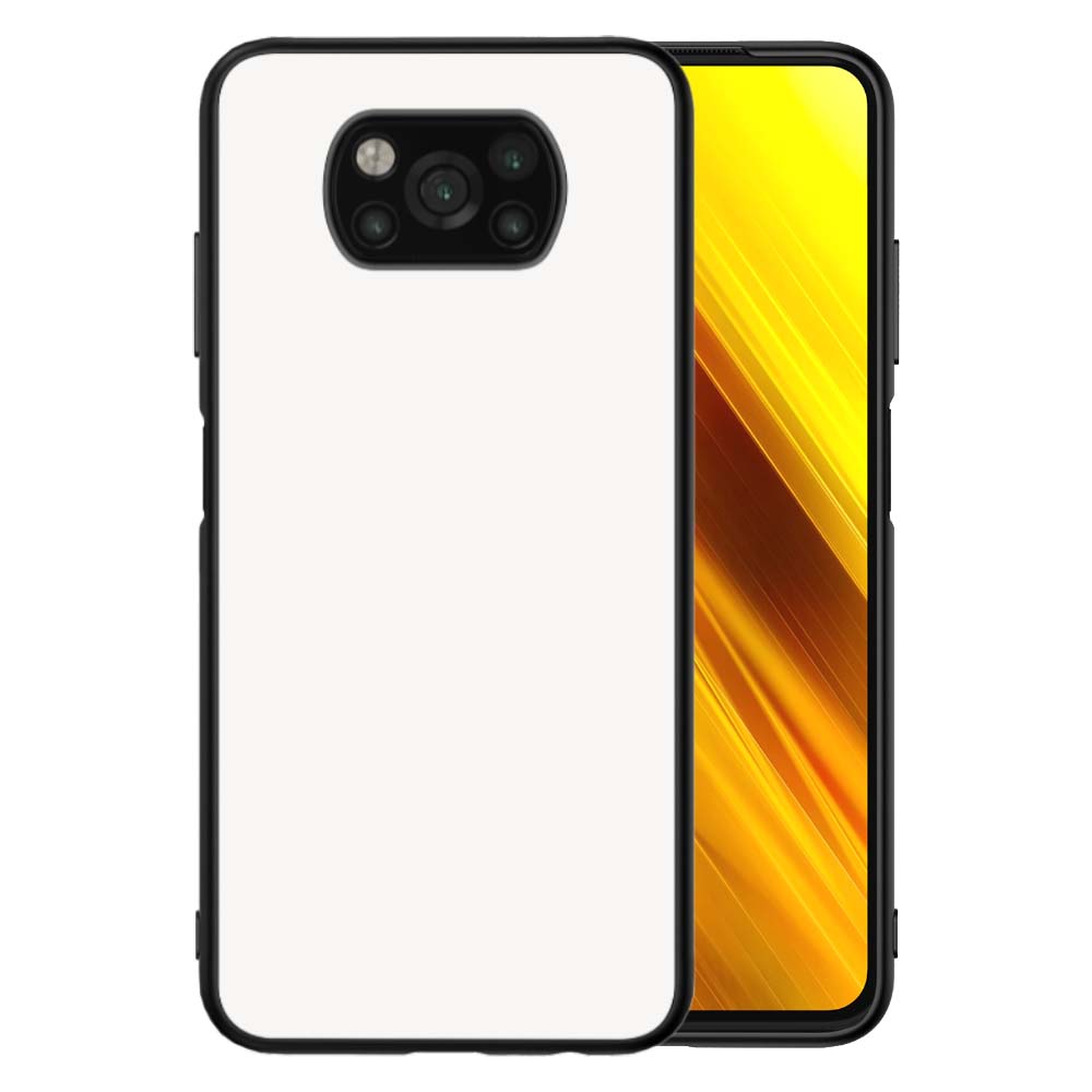 Back Cover Xiaomi Poco X3 | X3 Pro Telefoon Hoesje Zwart/wit